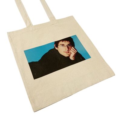 Louis Theroux Romantic Stare Tote Bag Weekend strani anni '90