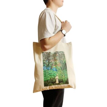Rousseau Tropical Jungle Tote Bag Vintage Art Print 'Femme i 1