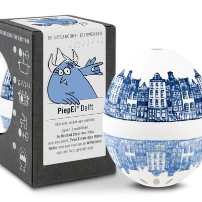Huevo de pitido de Delft / Temporizador de huevo inteligente