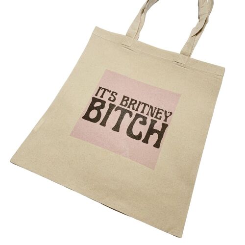 It's Britney Bitch American Office Tote Bag Slogan Print