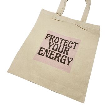Protégez votre sac fourre-tout énergétique Slogan Print Cosmic Zodiac Bag 1