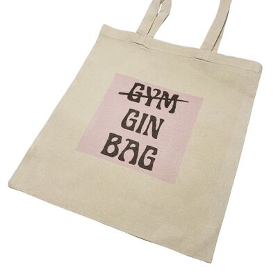 Gin Einkaufstasche Gym Gin Lustiger Einkaufstaschendruck