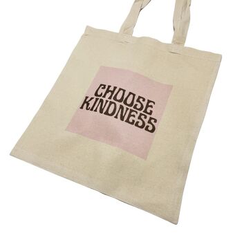 Choisissez le sac fourre-tout de bien-être de gentillesse manifestant 2