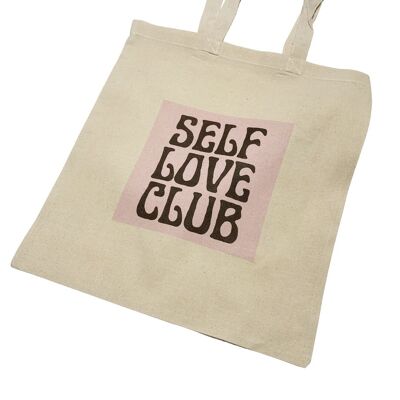 Self Love Club Wellness-Einkaufstasche, Tasche zur Sensibilisierung für psychische Gesundheit