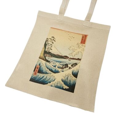 Naruto Whirlpools in der Awa-Provinz Vintage japanische Kunsttasche