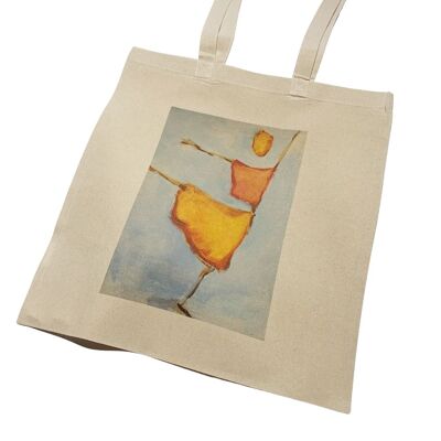 Borsa tote Spaventapasseri Paul Klee Arte astratta vintage Danza