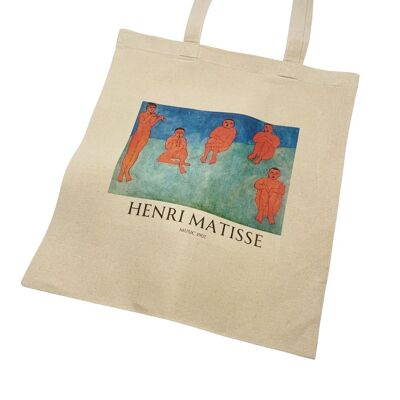 Henri Matisse Music (1907) Abstract Art Tote Bag with Title