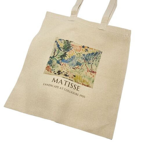 Henri Matisse Landscape at Collioure Tote Bag with Aesthetic