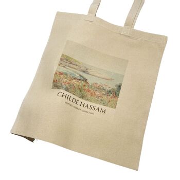 Childe Hassam Poppies, Isles of Shoals Tote Bag avec titre 1