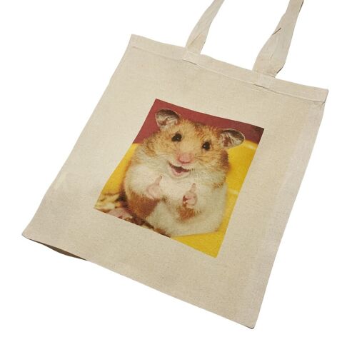 Hamster Thumbs Up Funny Meme Tote Bag