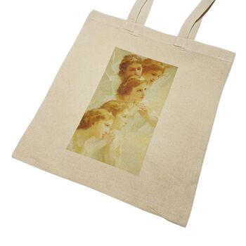 vintage Angel Art Tote Bag Esthétique vintage Italien Tote 1