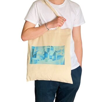 Tom O'Neill Brickwork Art abstrait Tote Bag Art indépendant 4