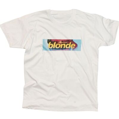 Maglietta fatta a mano di Frank Ocean Blond (bionda).
