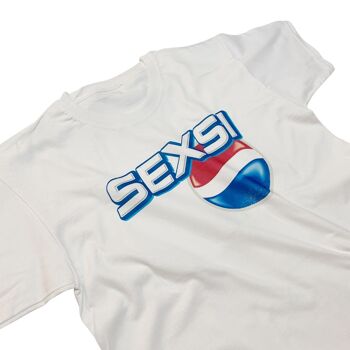 Pepsi Sexsi Funny Meme T-shirt blanc 3