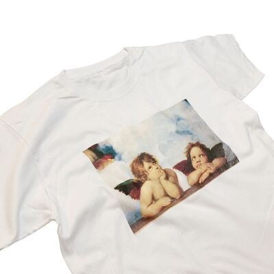 Cherub Baby Angel T-Shirt Vintage Art Esthétique Impression