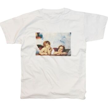 Cherub Baby Angel T-Shirt Vintage Art Esthétique Impression 4