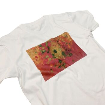 T-shirt Redon Capucines Fleur Rouge 3
