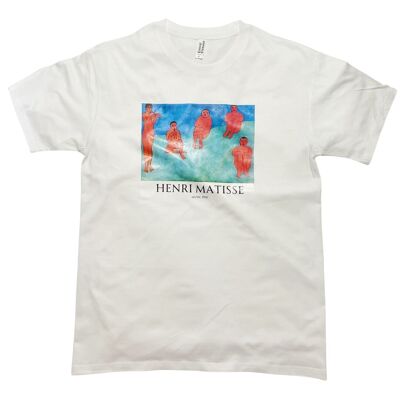 Henri Matisse Music (1907) Abstraktes Kunst-T-Shirt mit Titel