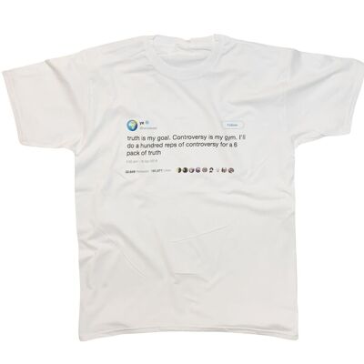 Kanye West Lustiges Tweet-T-Shirt Berühmter Promi-Tweet-Druck