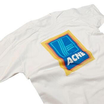 Aldi Acne Studios T-shirt à logo amusant 3