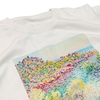 Claude Monet Paysage T-Shirt Monaco Imprimer 3