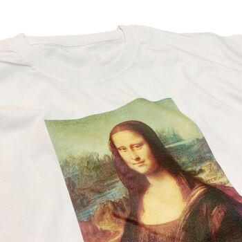 Mona Lisa par Leonardo Da Vinci T-shirt graphique imprimé 4