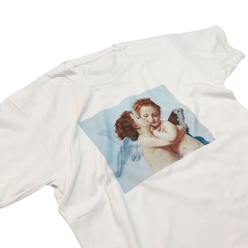 Angel First Kiss T-Shirt by William-Adolphe Bouguereau