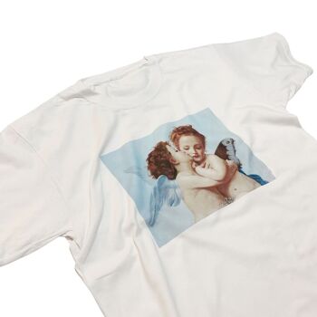 T-shirt Angel First Kiss de William-Adolphe Bouguereau 2