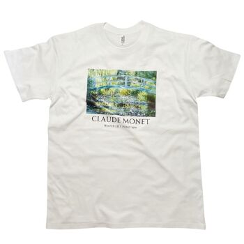 Claude Monet T-shirt Étang aux nénuphars avec titre 1