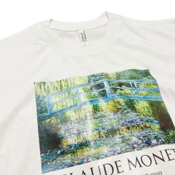 Claude Monet T-shirt Étang aux nénuphars avec titre 3