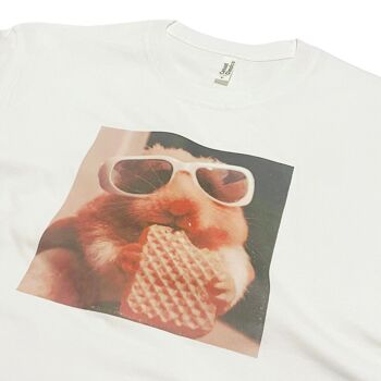 Hamster portant des lunettes T-Shirt drôle Cool Hamster Meme 1