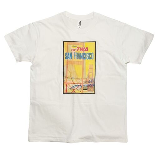 San Francisco Travel Poster T-Shirt Vintage Art Poster Art