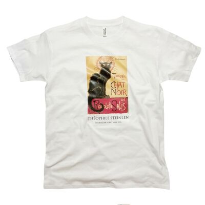 Tournee Du Chat Noir Vintage Art T-Shirt mit Titel