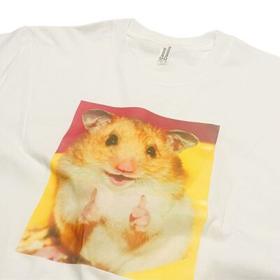 Hamster-Daumen hoch, lustiges Meme-T-Shirt