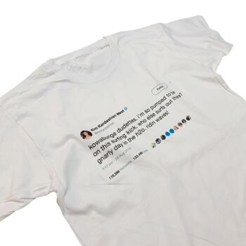 Kim Kardashian T-Shirt Célébrité Twitter Meme Tweet 3