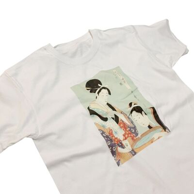 Utamaro-Porträt von Naniwaya Okita T-Shirt