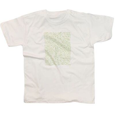 William Morris Willow Bough Salbei T-Shirt Kunstmuster Top