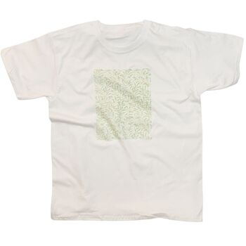 William Morris Willow Bough Sage T-shirt Motif d'art Top 1