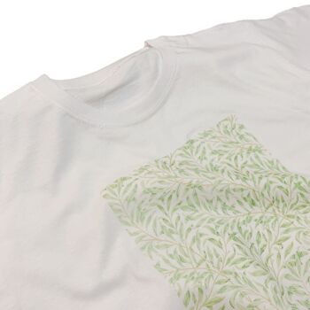 William Morris Willow Bough Sage T-shirt Motif d'art Top 3