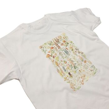 Adolphe Millot T-shirt d'art botanique vintage 1