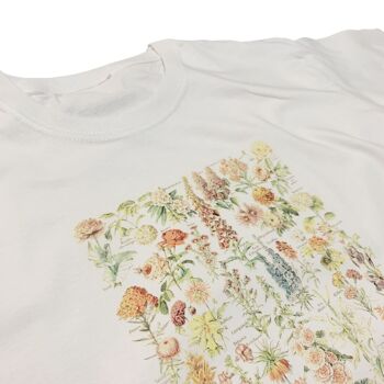 Adolphe Millot T-shirt d'art botanique vintage 3