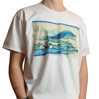 T-shirt d'art vintage de montagne japonaise 3