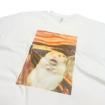 Le cri Hamster Meme T-Shirt Vintage Meme Edvard Munch 3