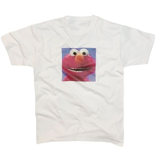 Elmo T-Shirt Meme Sesame Street Top Like Kermit the Frog