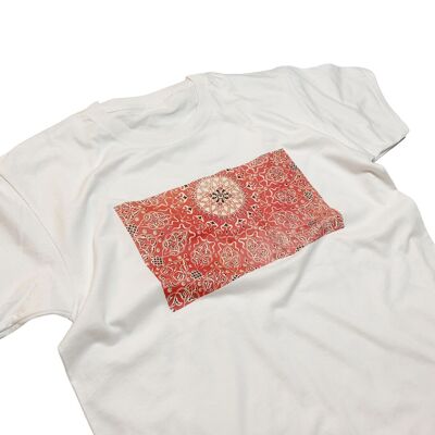 Camiseta hippie con patrón psicodélico La gramática del ornamento