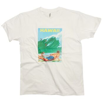 Hawaii voyage affiche T-Shirt Vintage surf affiche Art 1