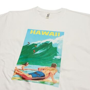Hawaii voyage affiche T-Shirt Vintage surf affiche Art 3