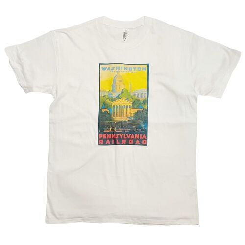 Washington USA Travel Poster T-Shirt Vintage Art