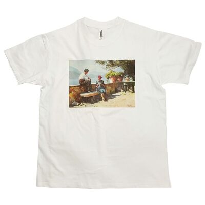 Peder Mork Monsted Malerei T-Shirt Junges Paar romantisch