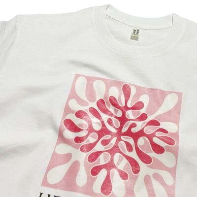 Camiseta rosa Matisse Papiers Decoupes, Berggruen y Cie